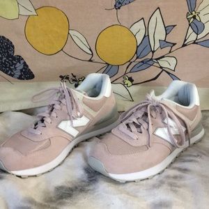 Pink New Balance Classic 574 Sneaker